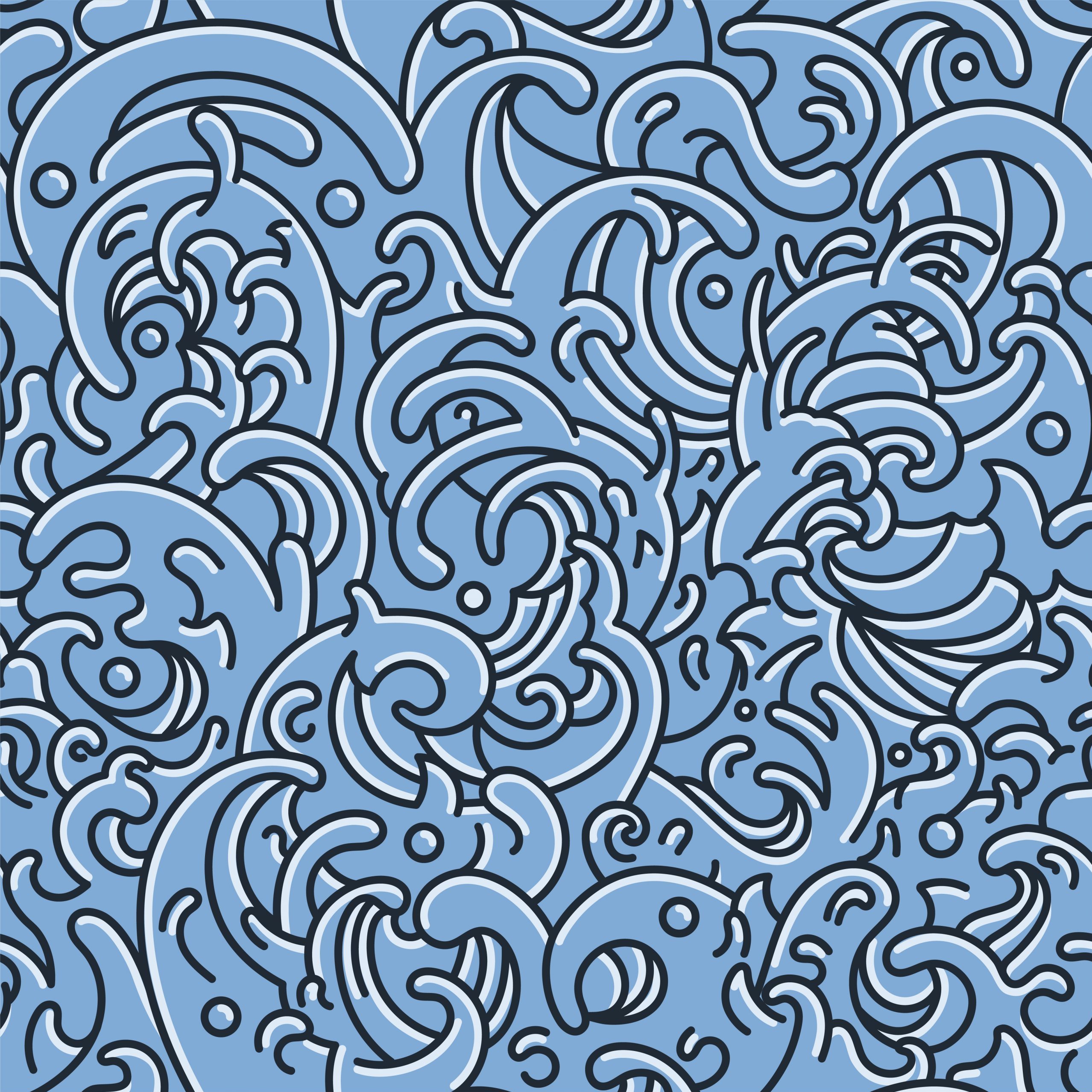 marina - pattern de olas